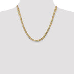 Leslie's 14K 5.25mm Concave Anchor Chain - Image 4