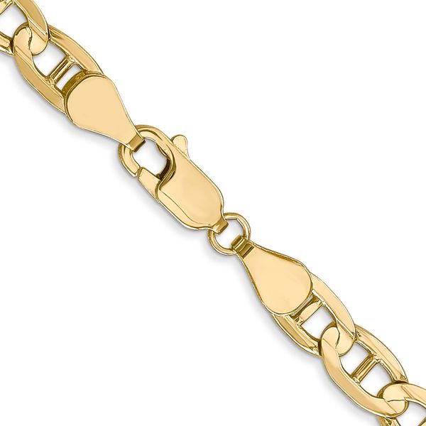 Leslie's 14K 5.25mm Concave Anchor Chain - Image 3