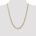Leslie's 14K 5.25mm Concave Anchor Chain - Image 4