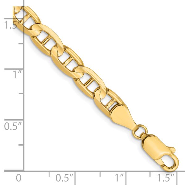 Leslie's 14K 5.25mm Concave Anchor Chain - Image 2