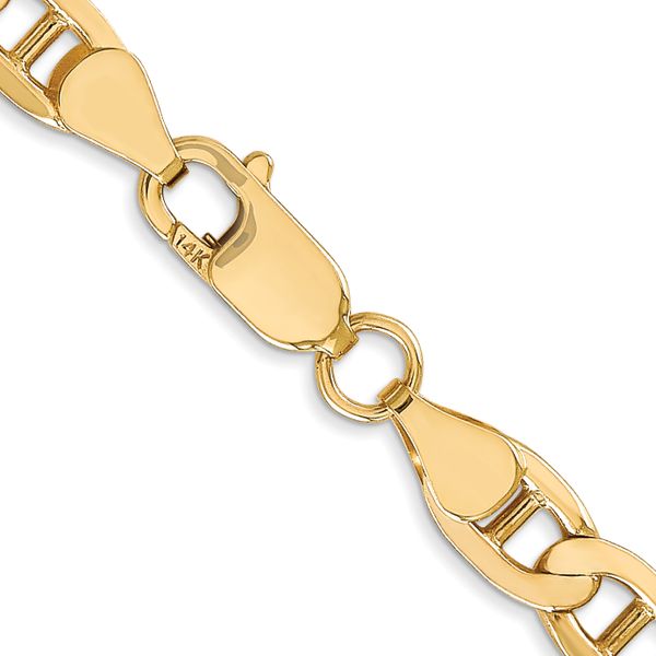 Leslie's 14K 6.25mm Concave Anchor Chain - Image 3