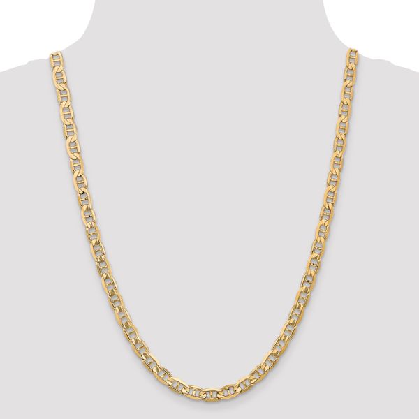 Leslie's 14K 6.25mm Concave Anchor Chain - Image 4