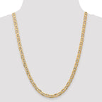 Leslie's 14K 6.25mm Concave Anchor Chain - Image 4