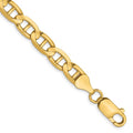 Leslie's 14K 6.25mm Concave Anchor Chain