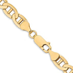 Leslie's 14K 7mm Concave Anchor Chain - Image 3