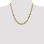 Leslie's 14K 7mm Concave Anchor Chain - Image 4