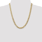 Leslie's 14K 7mm Concave Anchor Chain - Image 4