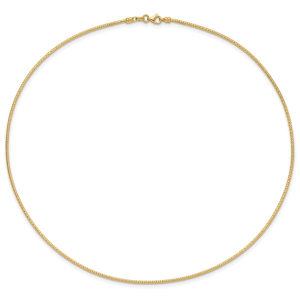 Leslie's 14K 1.5mm D/C Neckwire Necklace - Image 3