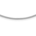 Leslie's 14K White 1.5mm D/C Neckwire Necklace