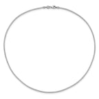 Leslie's 14K White 1.5mm D/C Neckwire Necklace - Image 3