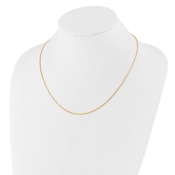 Leslie's 14K Adjustable 1mm D/C Box Chain - Image 3