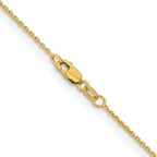 Leslie's 14K 1.05mm D/C Cable Chain - Image 3