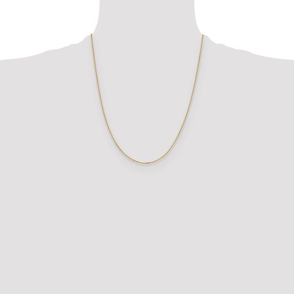 Leslie's 14K 1.05mm D/C Cable Chain - Image 4