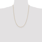 Leslie's 14K 1.05mm D/C Cable Chain - Image 4
