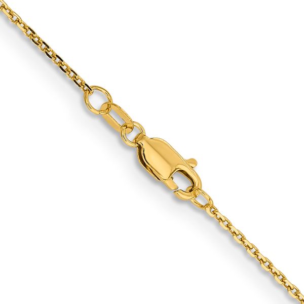 Leslie's 14K 1.4mm D/C Cable Chain - Image 3