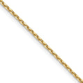 Leslie's 14K 1.4mm D/C Cable Chain