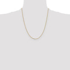 Leslie's 14K 1.4mm D/C Cable Chain - Image 4