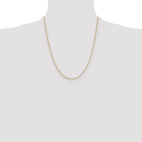 Leslie's 14K 1.4mm D/C Cable Chain - Image 4