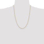 Leslie's 14K 1.4mm D/C Cable Chain - Image 4