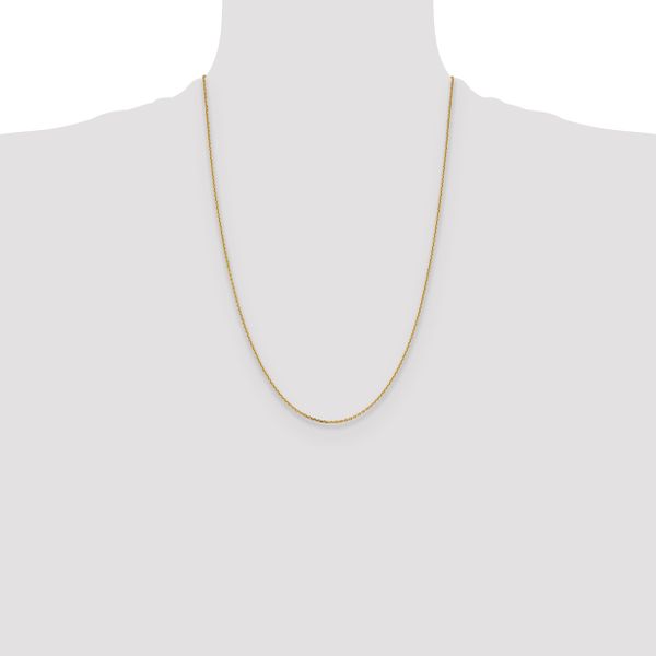 Leslie's 14K 1.4mm D/C Cable Chain - Image 4