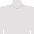 Leslie's 14K White Gold 1.4mm D/C Cable Chain - Image 4