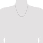 Leslie's 14K White Gold 1.4mm D/C Cable Chain - Image 4