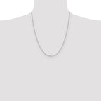 Leslie's 14K White Gold 1.4mm D/C Cable Chain - Image 4