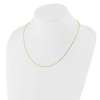 Leslie's 14K Adjustable 1.3mm Flat Cable Chain - Image 3