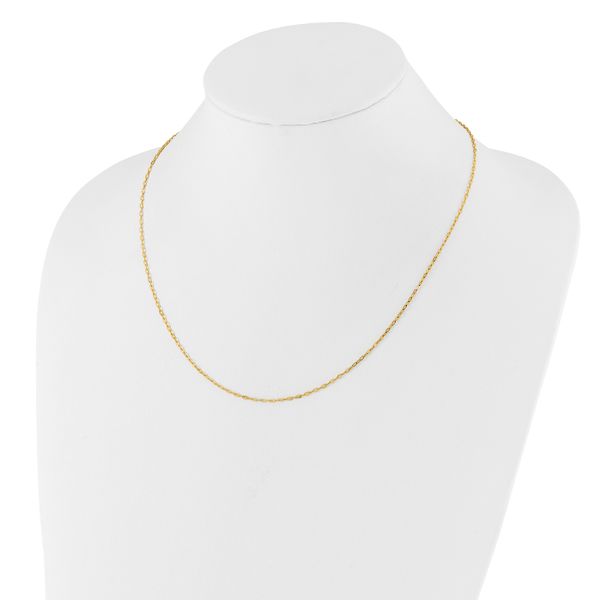 Leslie's 14K Adjustable 1.3mm Flat Cable Chain - Image 3