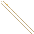Leslie's 14K 1.4mm D/C Open Franco 1in+1in Adjustable Chain - Image 2