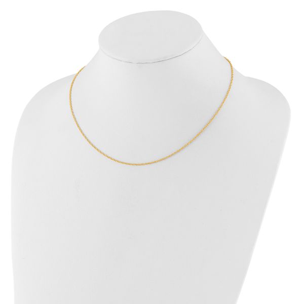 Leslie's 14k 1.5mm D/C Loose Rope 1in+1in Adjustable Chain - Image 3