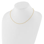 Leslie's 14k 1.5mm D/C Loose Rope 1in+1in Adjustable Chain - Image 3