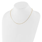 Leslie's 14K .7mm Box 1in+1in Adjustable Chain - Image 3