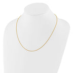 Leslie's 14K Adjustable 1mm Quadra Wheat Chain - Image 3