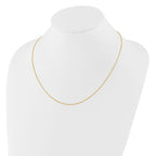 Leslie's 14K Adjustable .95mm Sparkle Singapore Chain - Image 3