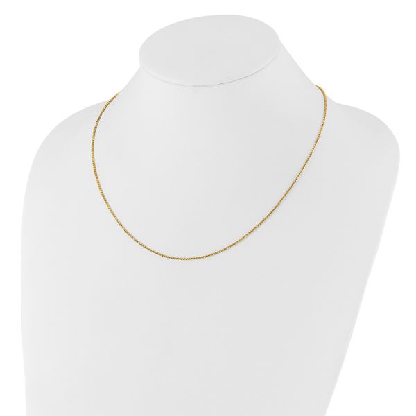 Leslie's 14K Adjustable 1.35mm Round Box Chain - Image 2