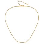 Leslie's 14K Adjustable 1.35mm Round Box Chain - Image 3