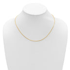 Leslie's 14K 1.25mm Franco 1in+1in Adjustable Chain - Image 5