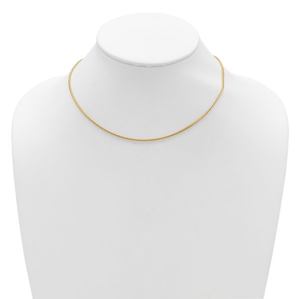 Leslie's 14K 1.5mmmm Franco 1in+1in Adjustable Chain - Image 3