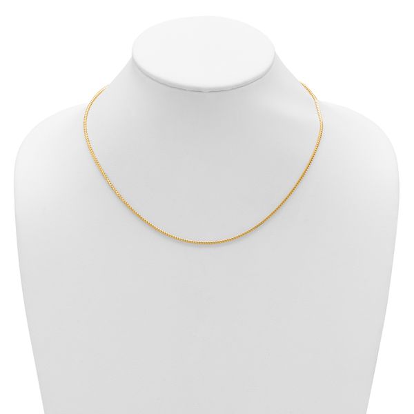 Leslie's 14K 1.5mmmm Franco 1in+1in Adjustable Chain - Image 5