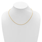Leslie's 14K 1.5mmmm Franco 1in+1in Adjustable Chain - Image 5
