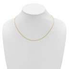 Leslie's 14K 1.15mm D/C Open Franco 1in+1in Adjustable Chain - Image 5