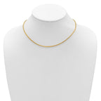 Leslie's 14K 2.1mm D/C Open Franco 1in+1in Adjustable Chain - Image 3