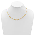 Leslie's 14K 2.1mm D/C Open Franco 1in+1in Adjustable Chain - Image 4