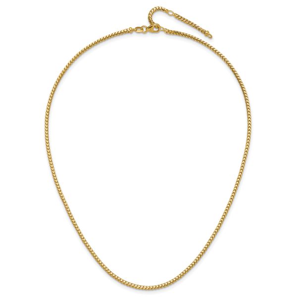 Leslie's 14K 2.1mm D/C Open Franco 1in+1in Adjustable Chain - Image 5