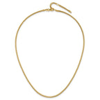 Leslie's 14K 2.1mm D/C Open Franco 1in+1in Adjustable Chain - Image 5