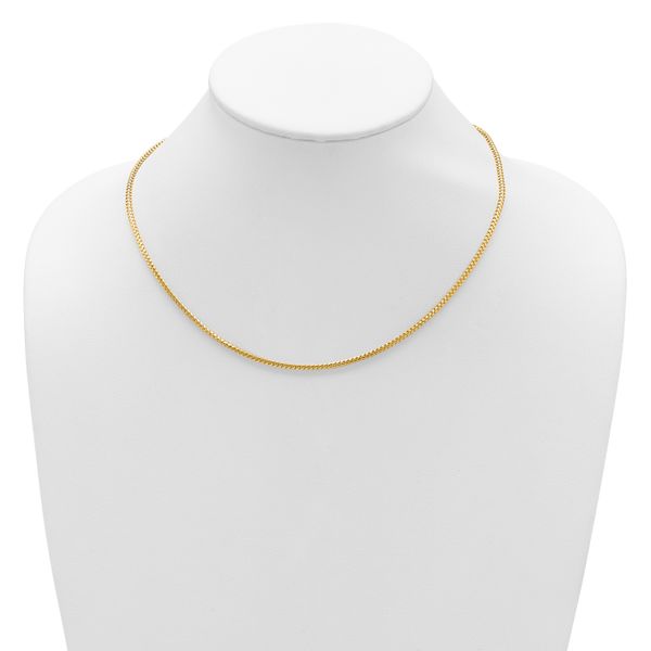 Leslie's 14K 2.1mm D/C Open Franco 1in+1in Adjustable Chain - Image 4