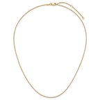 Leslie's 14K .65mm D/C Spiga 1in+1in Adjustable Chain - Image 5