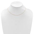Leslie's 14K .65mm D/C Spiga 1in+1in Adjustable Chain - Image 3