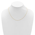 Leslie's 14K .65mm D/C Spiga 1in+1in Adjustable Chain - Image 4